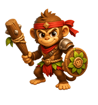 Warrior monkey